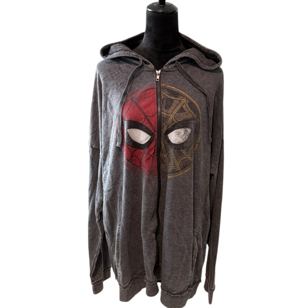 Marvel Black Textured Fabric with Disney Logo Spiderman size xxl New without tag